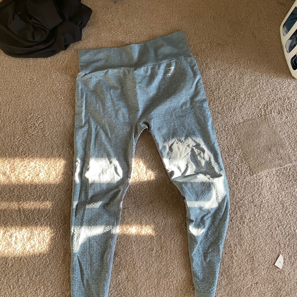 Gymshark Vital Seamless Leggings Size XL Teal Marl